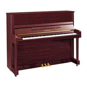 Yamaha SILENT Series b-Series b3 Upright Acoustic Piano with SC3 Silent System - 48" Polished Mahogany