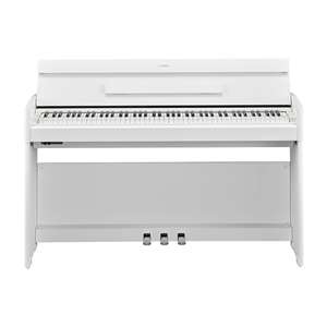 Yamaha Arius YDP-S55B Slim-Sized 88-Weighted Key Digital Piano Console - Matte White