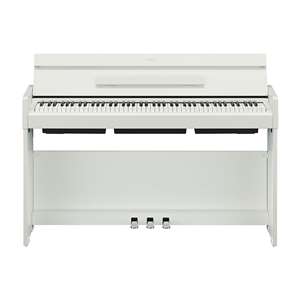 Yamaha Arius YDP-S35 Slim-Sized 88-Weighted Key Digital Piano Console - Matte White