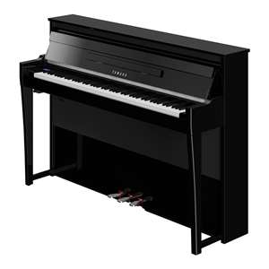 Yamaha NU1XA AvantGrand Hybrid Upright Piano - Polished Ebony