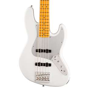 Fender American Ultra II Jazz Bass V - Avalanche with Maple Fingerboard