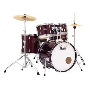 Pearl Roadshow RS505C/C Complete Drum Set with Hardware and Cymbals - Red Wine