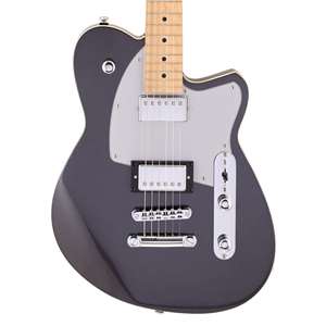 Reverend Charger HB - Gunmetal with Roasted Maple Fingerboard