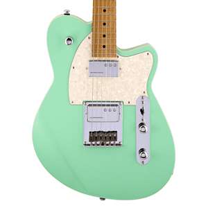 Reverend Crosscut - Oceanside Green with Roasted Maple Fingerboard