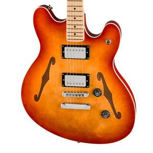 Squier Affinity Series Starcaster Deluxe - Sienna Sunburst with Maple Fingerboard