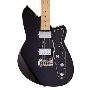 Reverend Jetstream HB - Midnight Black with Roasted Maple Fingerboard