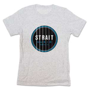 Strait Music Soundhole Logo Tee - White