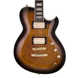 Reverend Roundhouse RA - Transparent Coffee Burst Flame Maple with Rosewood Fingerboard