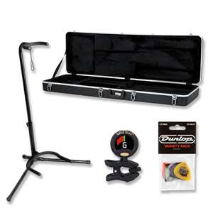 Bass Guitar Case Accessory Bundle