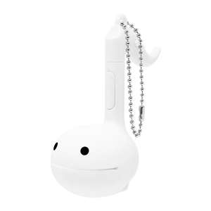 Otamatone Melody Play-Along Synthesizer Keychain - White