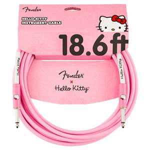 Fender x Hello Kitty Instrument Cable - Pink 18.6'