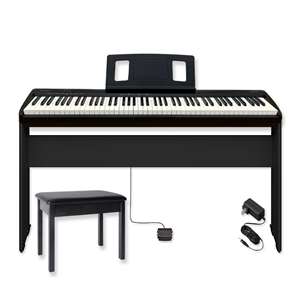 Roland FP-10 Home Keyboard Bundle - 88-Key Weighted Action Digital Piano with Furniture Stand and Bench