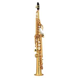 Yamaha Custom Z Series YSS-82Z Professional Bb Soprano Saxophone with One Piece Straight Neck - Gold Lacquer