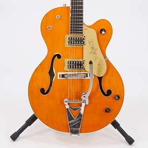 Gretsch G6120T-59 Vintage Select Edition '59 Chet Atkins Hollow Body with Bigsby - Vintage Orange Stain Lacquer with Ebony Fingerboard