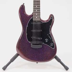 Music Man Cutlass HT SSS - Dark Rainbow with Ebony Fingerboard on Figured Roasted Maple Neck