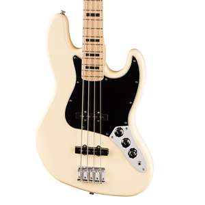 Squier Affinity Series™ Active Jazz Bass - Olympic White with Maple Fingerboard