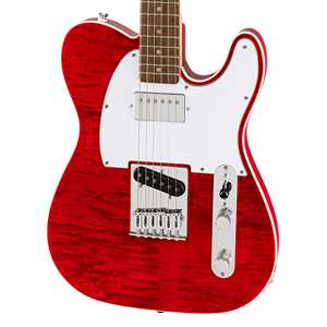 Squier Affinity Series Telecaster FMT SH - Crimson Red Transparent with Laurel Fingerboard