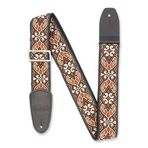 Henry Heller Woven Jacquard Guitar Strap - Multicolor 2" with Nylon Backing